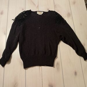 womens XL Lilly of California‎ hand loomed sweater